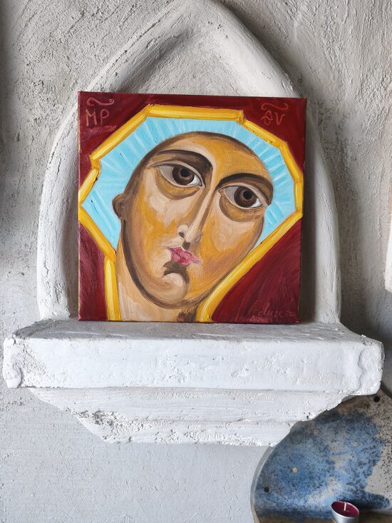 Painting of the Virgin Mary